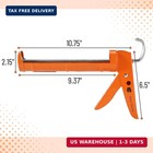 Bates- Caulking Gun  10 1 Thrust Ratio  Orange  No Drip Sealant Gun