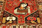 Old armainan Queen Design Caucasian 5 5  X8  Very Rare Kazak pictural Design Rug