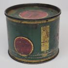 Vintage Advertising Empty Lucky Strike Round Tobacco Cigarettes Tin