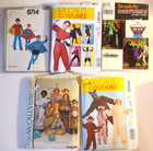 Vintage Lot Of 10 Costume Sewing Patterns Mccalls Simplicity Butterick