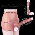 9 45  Penis Extender Wearable Dildos Pants Realistic Hollow Penis Strap-on Dildo