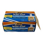 12 Bottles Bic Wite-out Quick Dry Correction Fluid W  Foam Wedge 0 7 Fl Oz