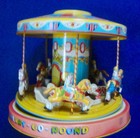J Chein Mechanical Merry Go Round  385 In Box
