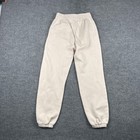 Nike Pants Adult Small S Cream Beige Cuffed Essential Sportswear Fleece Womens