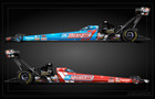 2025 Tony Stewart Top Fuel Dragster Posters Rendering 2 Side Print