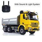 2speed Metal 6 6 Chassis 1 14 Rc Hydraulic Dump Truck Tipper Sound Hotrc Radio