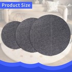 Non-slip Rug Pads round 5 Ft Waterproof Extra Large Area Rugs Non Skid Rug Pa   