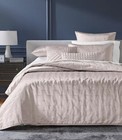 Hotel Collection  glint  3 Piece King Coverlet Set In Blush  With Shams  New 