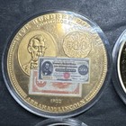 Abraham Lincoln Silver Gold Plated High End Medal Coin Token Lot Of 4 Proof Unc
