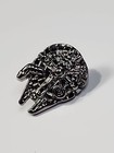 Millennium Falcon Lapel Pin Silver Color Metal Star Wars 