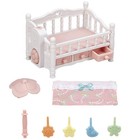 Calico Critters - Crib With Mobile Set - Dollhouse Furniture   Accessories        