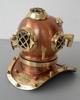 Brass Vintage Style Mark V Us Navy Scuba Deep Mini Diving Divers Helmet Gift