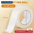 Neoact 16 Pack Masking Tape 2 Inch Wide  Beige White Masking Tape Bulk General P