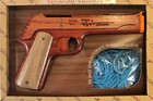 Elastic Precision Model 1911 Rubber Band Gun Made From Exotic Padauk Hardwoods