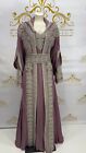 Kaftan Dress Set Fancy Hooded Embroidery Women s Butterfly Maxi Long Sleeve