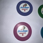 Roulette Gaming Chips Beau Rivage Casino Biloxi  Ms- Lot Of 6