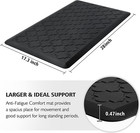 Kitchen Mat Cushioned Anti Fatigue Floor Mat 17 3 x28   Thick Non Slip Waterproo