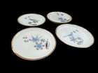 Ken Edward   s Tonala Plate Lot 8  Mexico Blue Birds Flowers Ceramic Pottery  a 