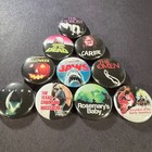 Classic 70 s Horror Movie 1  Pinback Button Set  all 10 Pins  Cult Sci-fi