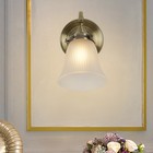 Mid-century Wall Light Vintage Gold Wall Sconce Fixture Art Deco For Living Room