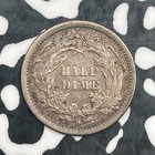 1872-s U s  5 Cents Seated Liberty Half Dime Lot jm2302 Silver  Nice 