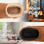 Men s Slip On Moccasin Slippers  Indoor outdoor Warm Fuzzy Comfy House Shoes  Fl