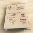 Focus 58mm 2 2x Telephoto   0 43x Wide Angle With Macro Lenses 