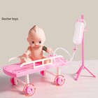 31 Pcs Kids Doctor Kit Toy Set Pink Medical Playset Dentist Case Toddler Gift