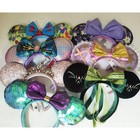 Disney Parks Rapunzel Cinderella Belle Minnie Mickey Ear Loungefly Headband Nwt