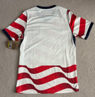 Nike Usa Soccer Jersey Red White Striped Usmnt Home Shirt Men   s Size S New W tag