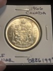 1966 Canada 50 Cents Canadian Silver Half Dollar    0826199    50c