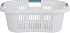 Rubbermaid Large Hip-hugger Laundry Basket hamper  1 5-bushel  White  Stackable