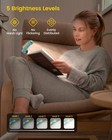Glocusent Usb Rechargeable Book Light For Reading In Bed Portable Clip-on Led R