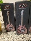 Wb Evh-eddie Van Halen-frankenstein Red   White Mini Guitar Replica Collection