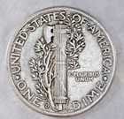 Uncirculated 1944-d Denver Mint Silver Mercury Dime