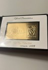 Barbra Streisand 1993 23 Karat Gold Stamp -    the Concert    Mgm Grand Garden