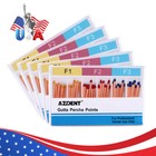 Azdent Dental Endodontic Gutta Percha Points Endo Root Canal Gp F1 f2 f3 
