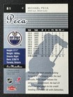Rare Michael Peca 2004-05 Fleer Ultra Silver Ice Medallion  100 Oilers Ssp  81