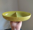 Vintage Mid Century Avocado Green Watertown Wear Melanie Melmac Divided Dish