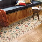 28 x84  Floral Persian Runner Rug Ivory - Threshold