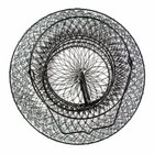 Collapsible Fish Basket W  Trap Doors Durable Fishing Gear Bottom Reinforcement