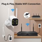 Wireless 10ch Nvr 5mp Wifi Cctv Ip Home Security Camera System 2-way Audio
