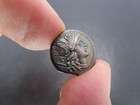 C  152 Bc Silver Ancient Rome Republic Ar Denarius  L  Saufeius  Roma biga