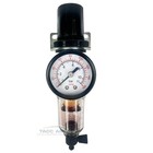 1 4  Inline Air Compressor Filter Regulator Combo W  Pressure Gauge Piggyback