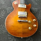 Lp Style Relic Electric Guitar Tobacco Sunburst Flame Maple Top Chrome Hardware