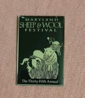 Maryland Sheep   Wool Festival 35th Annual Lapel Pin Thirty Fifth