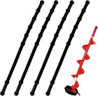Ice Auger Blade Cover Strap Set Of 4 Rubber Protectors Compatible With Eskimo 11