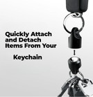 Magnetic Key Holder Key Chains  Detachable Key Ring Quick Release Keychain