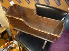 Antique Vintage Wood Primitive 20  Baby Doll Rocking Cradle