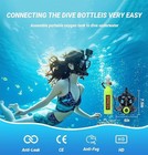 Heavy Duty Camera   Full Face Dive Mask Support Diving Snorkel We Ship Overseas
